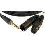 Klotz AY1X Y Cable - Lightweight - Insert  TRS 6.3mm - 2 X XLR 3P F/M - 1m