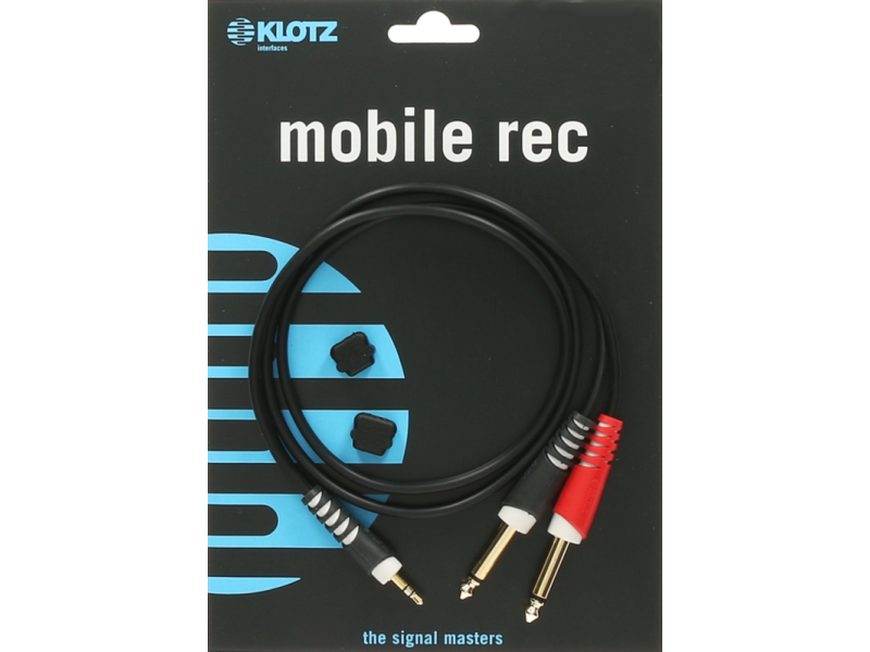 Klotz AY5 Y Cable - Lightweight - Insert TRS 6.3mm - 2 X XLR 3P F/M - 6m