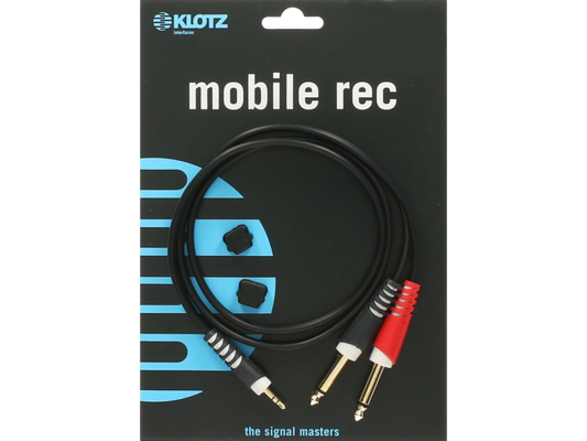 Klotz AY5 Y Cable - Lightweight - Insert TRS 6.3mm - 2 X XLR 3P F/M - 2m