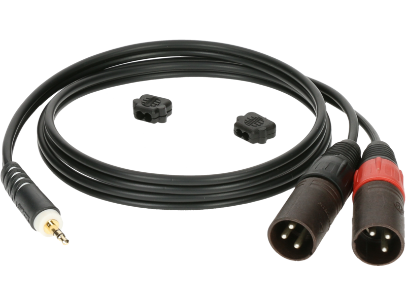 Klotz AY9 Y Cable - Lightweight TRS 3.5mm - 2 X XLR M - 2m