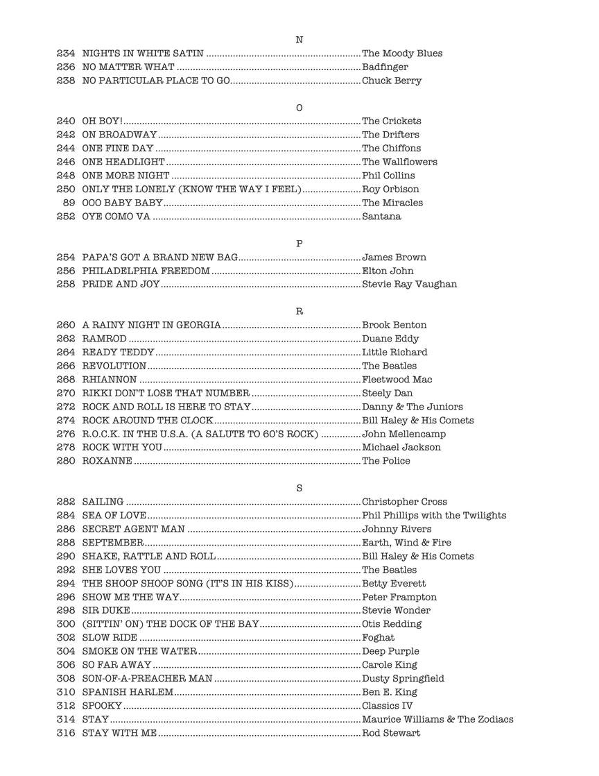 Real Rock Book Volume 1 - C Instruments (200 Songs)