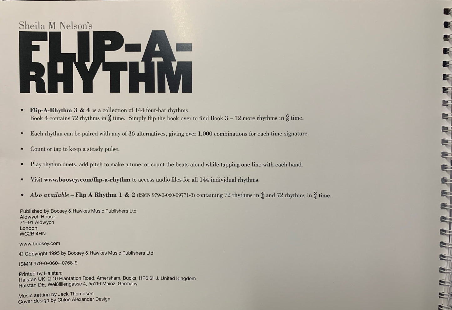 Flip A Rhythm Volume 3 And 4 - The Ultimate Rhythm Game Book