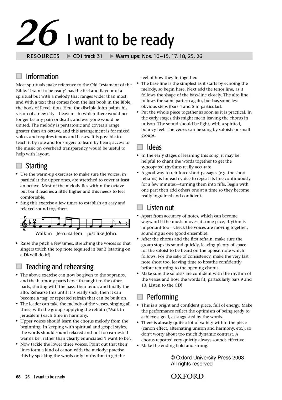 Voiceworks Handbook For Singing 2 Teacher Book/2Cd