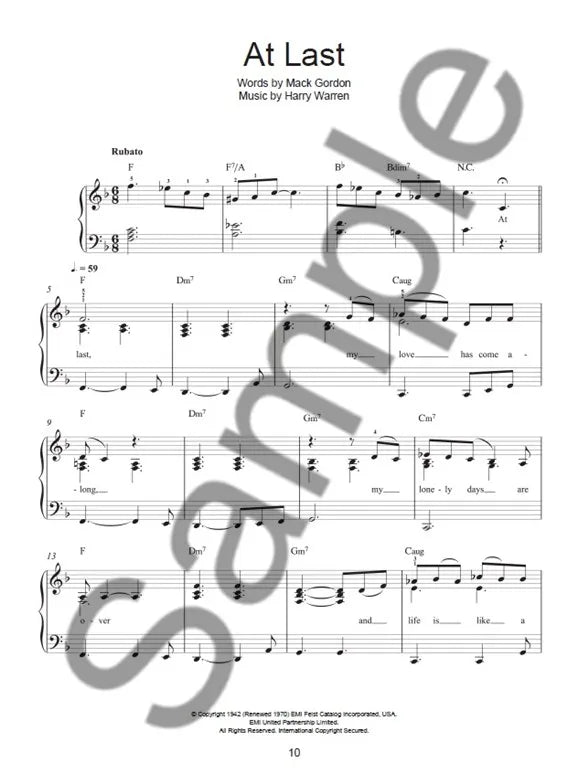 Timeless Songs for Easy Piano Book - 25 Great Standards
