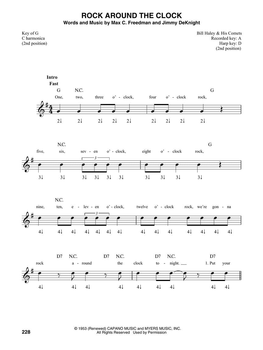 The Harmonica Fake Book - (140 Songs)