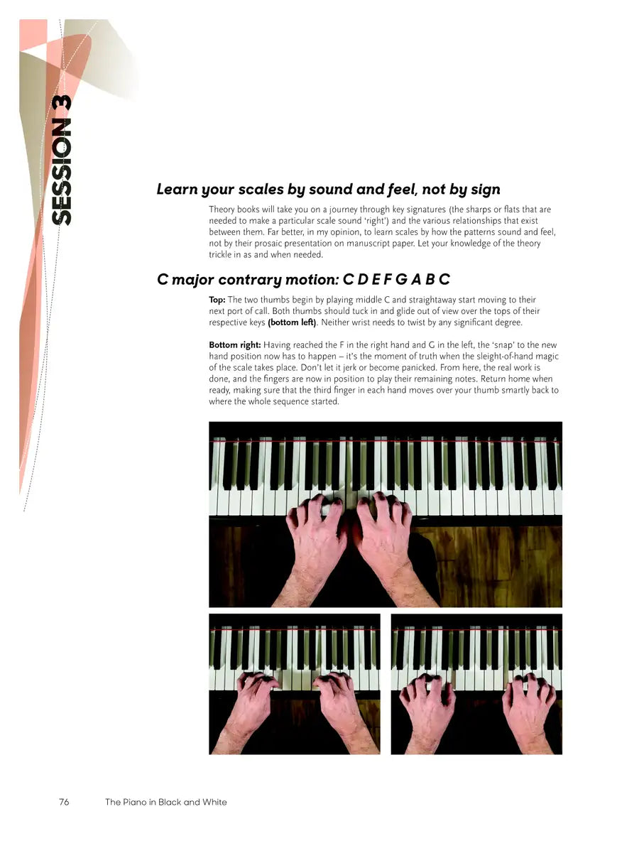 The Piano In Black And White Book/Ola