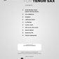 Pop Favorites For Tenor Saxophone Play Along Book/Ola