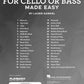 Improvisation For Cello and Double Bass Made Easy Book/Ola