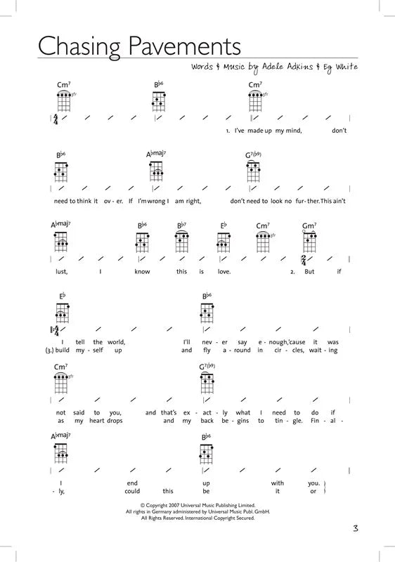 The Very Best of Adele for Ukulele