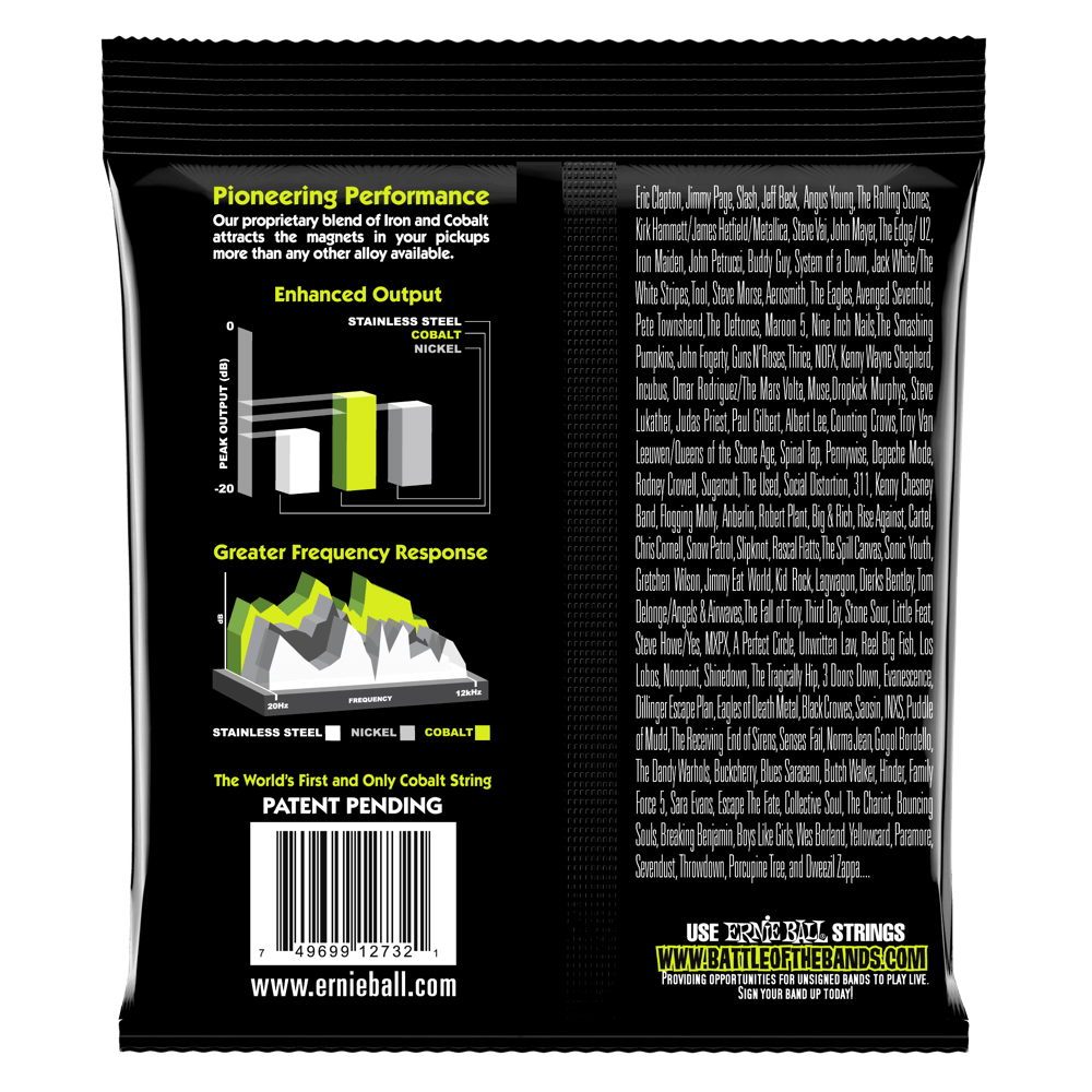 Ernie Ball Regular Slinky Cobalt Electric Bass Strings Set - 50-105