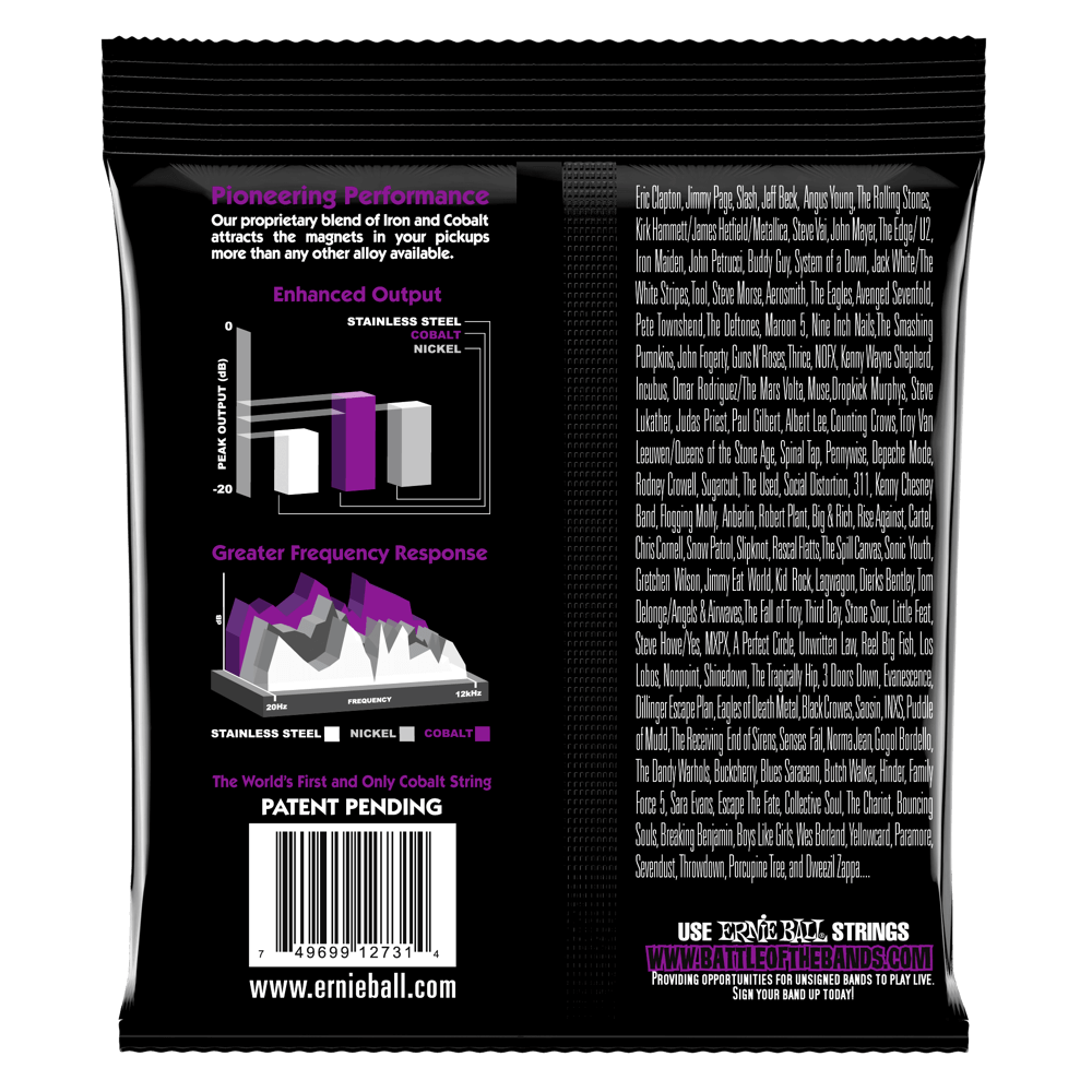 Ernie Ball Power Slinky Cobalt Electric Bass Strings Set - 55-110