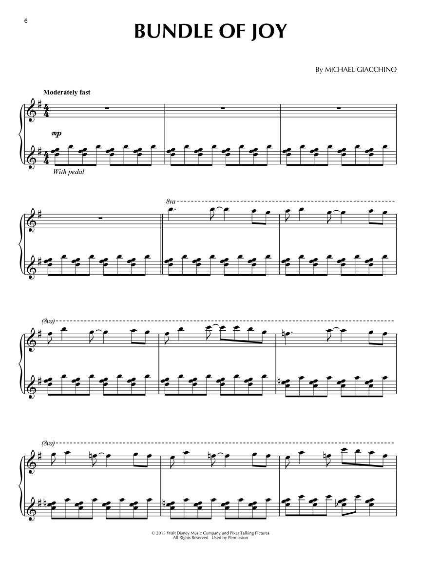 Inside Out Disney Movie Piano Solo