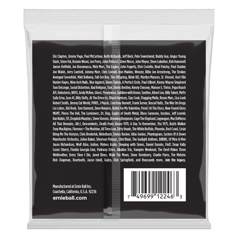 Ernie Ball Regular Slinky Stainless Steel Wound Electric Guitar Strings Set - 10-46