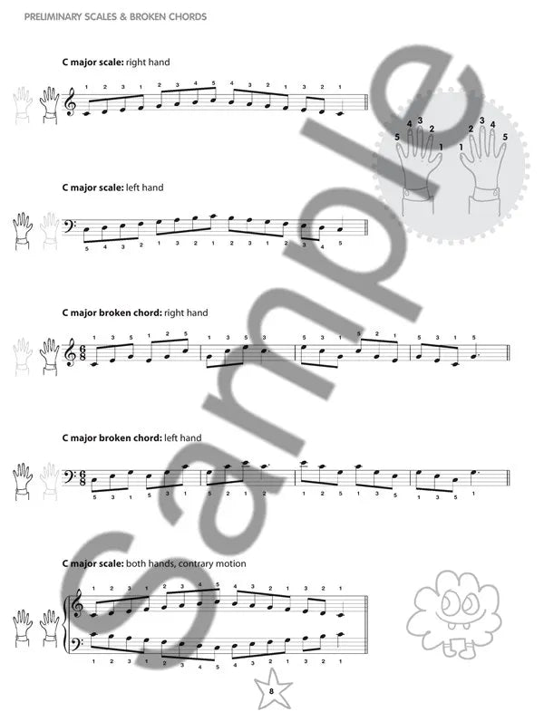 Denes Agay - Easy Piano Scales Book