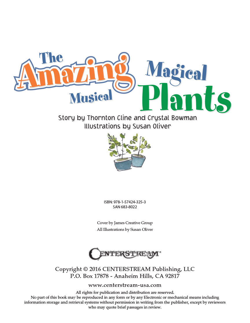 Amazing Magical Musical Plants Classroom Book/Cd