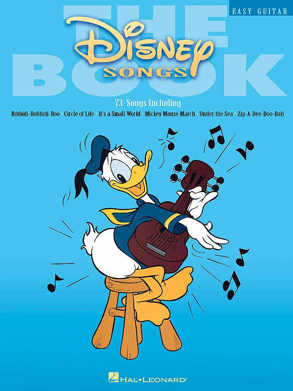 Disney Songs For Easy Guitar Book (73 Songs)