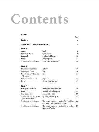 AMEB Harp Series 1 - Grade 1 Book