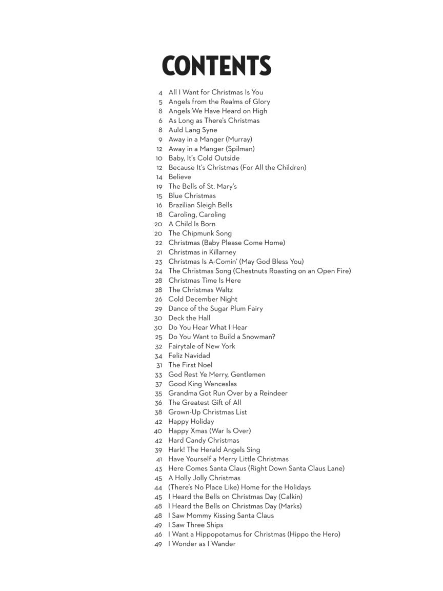 101 Christmas Songs For Flute Book