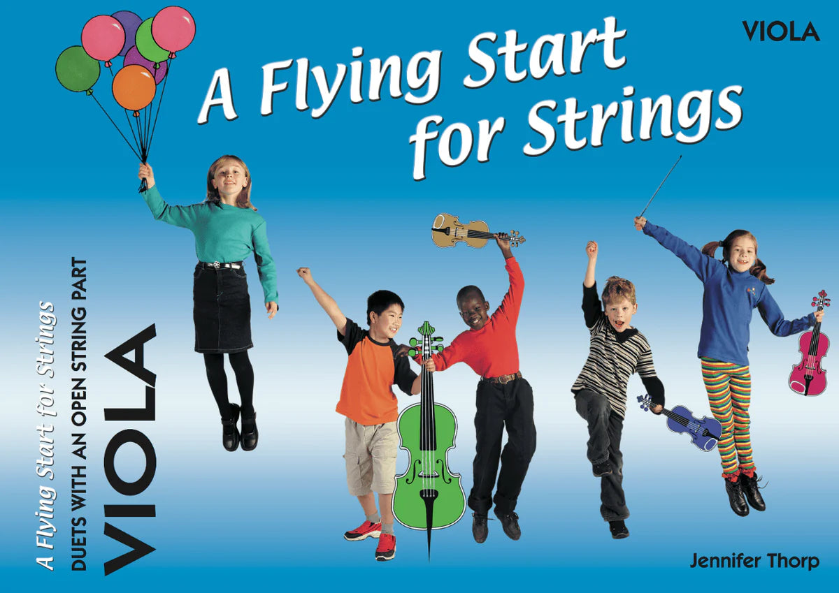 Flying Start Viola Duets With Open Strings Book