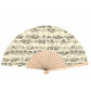 Hand Held Fan - Cream Sheet Music Design