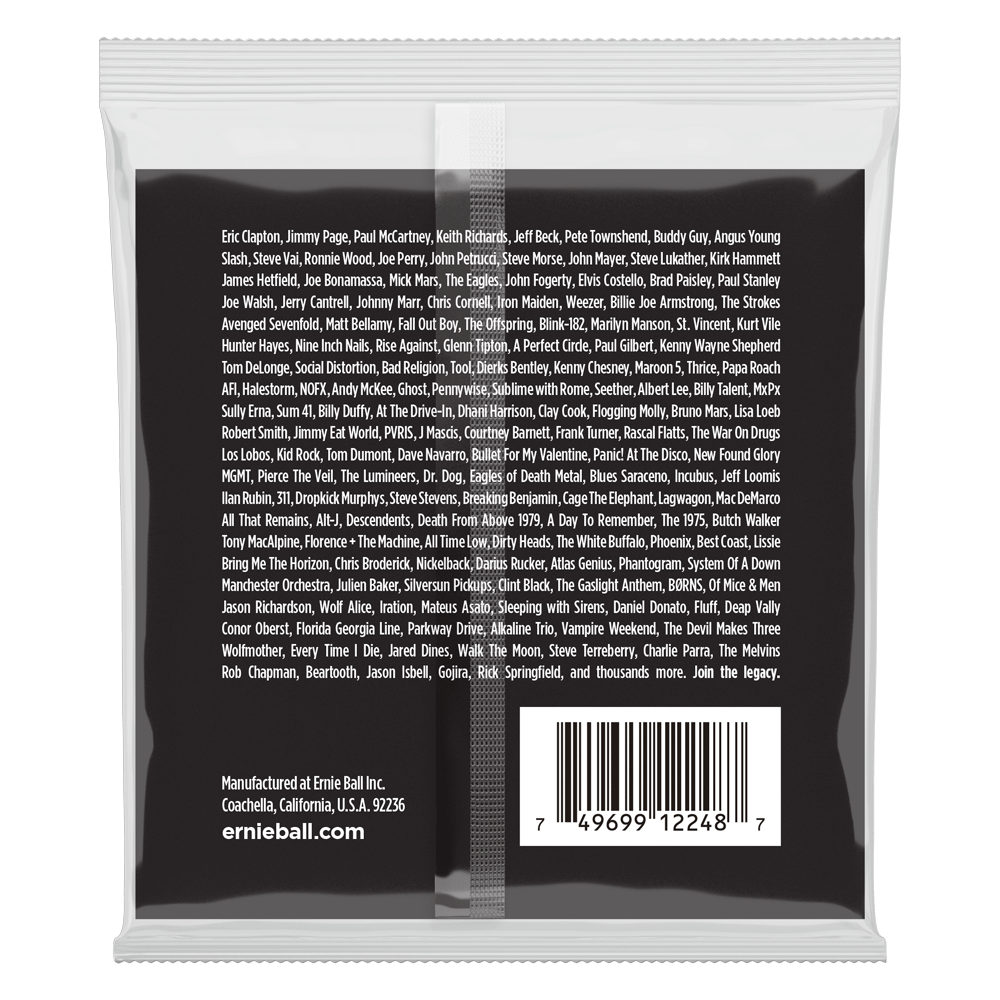 Ernie Ball Super Slinky Stainless Steel Wound Electric Guitar Strings Set - 9-42