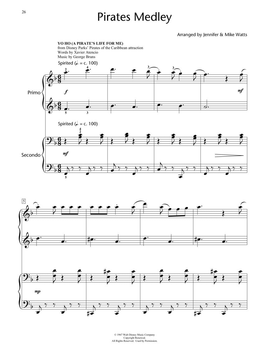 HLSPL - Easy Disney Duets Piano Book