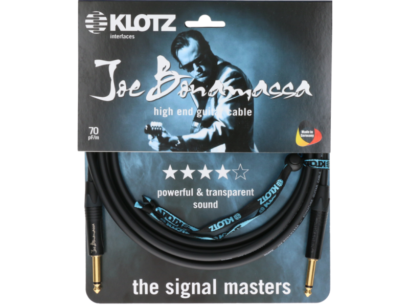 Klotz JBPP Joe Bonamassa High End Guitar Cable - 3m