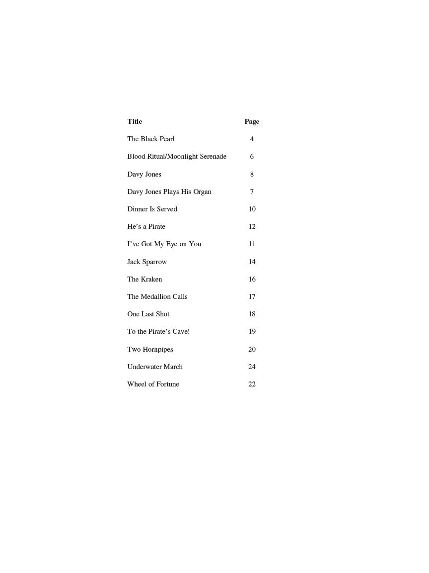 Pirates Of The Caribbean For Trumpet Play Along Book/Ola