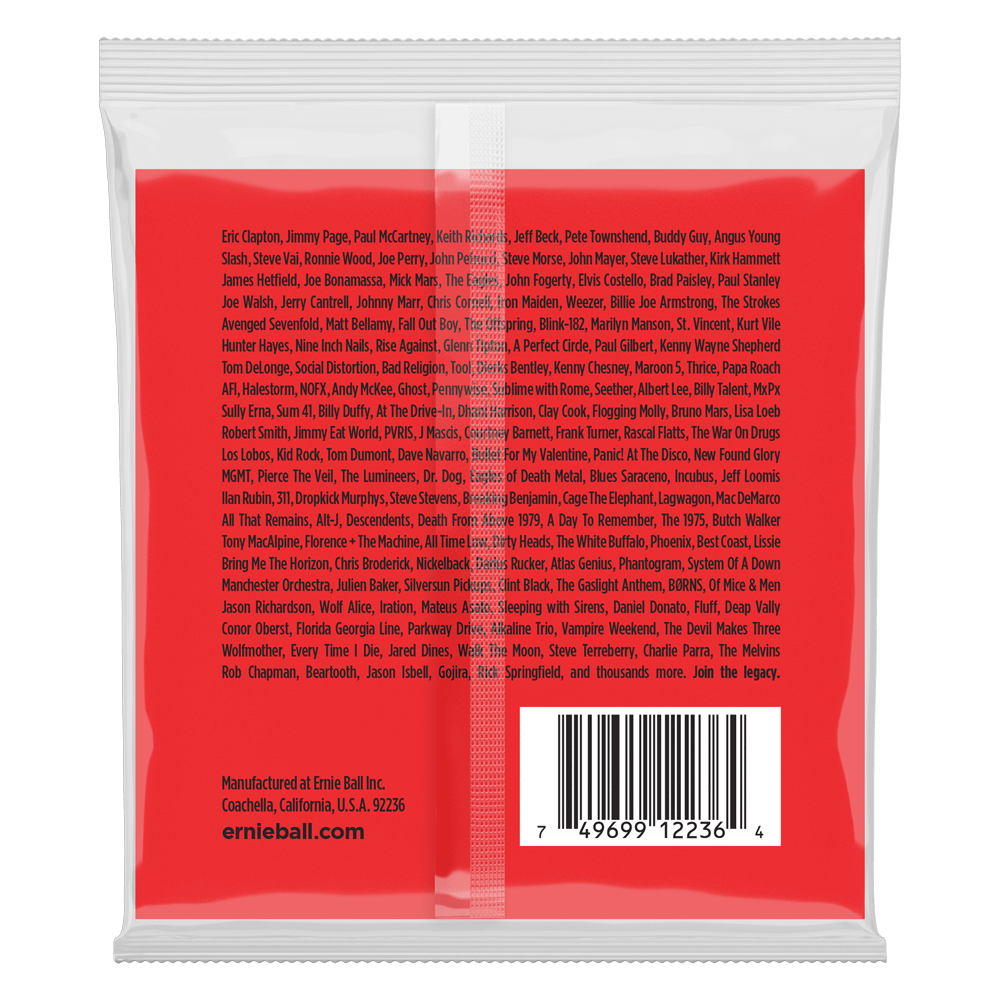 Ernie Ball Medium 12-String Nickel Wound Electric Guitar Strings Set - 11-52