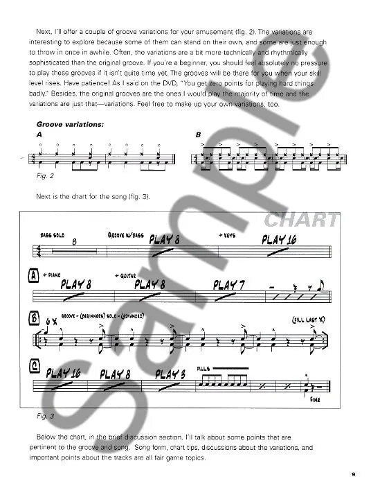 Groove Essentials 1.0 Drum Play Along Book/Ola