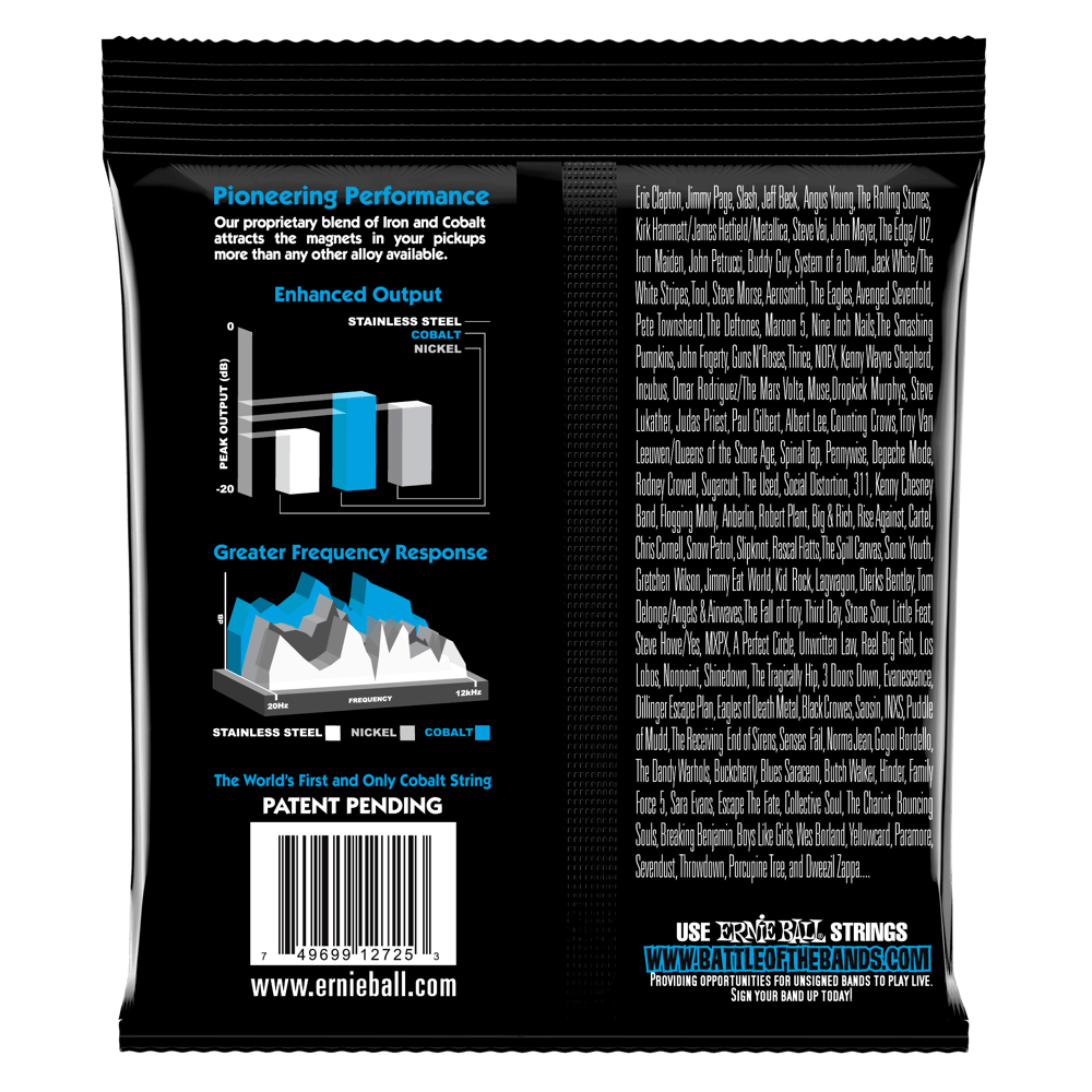 Ernie Ball Extra Slinky Cobalt Electric Guitar String Set - 8-38