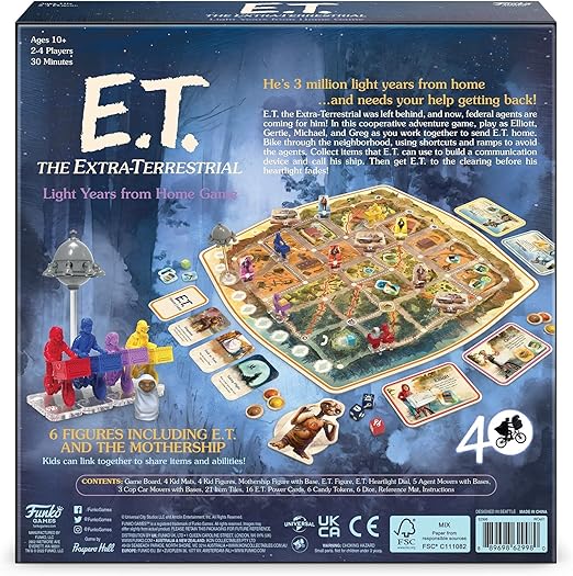 Boardgame: E.T. the Extra-Terrestrial - Light Years from Home Board Game