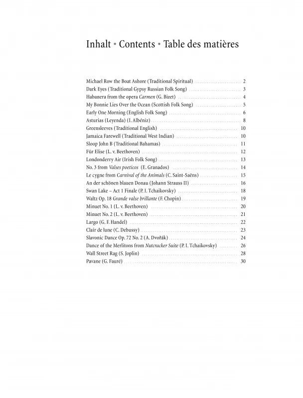 From Folk to Classical Book 2 - 24 Favourite Pieces for Advanced Guitarists