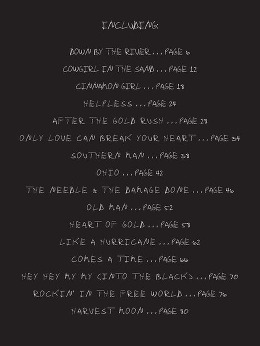 Neil Young Greatest Hits PVG Songbook