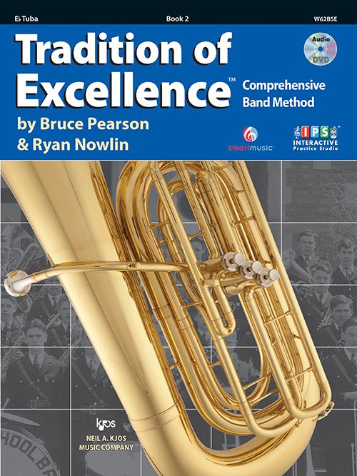 Tradition Of Excellence - E Flat Tuba Book 2 (Book/DVD)