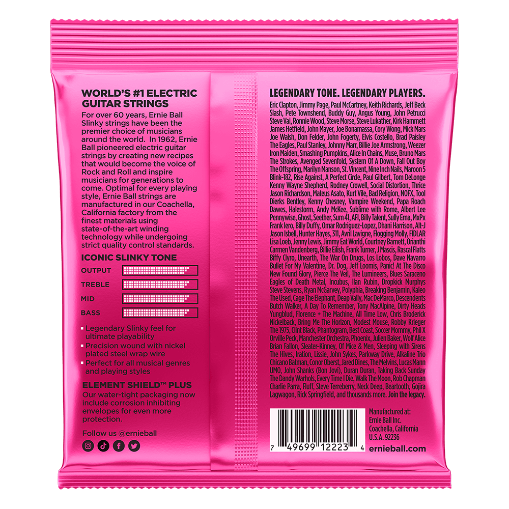 Ernie Ball Super Slinky Nickel Wound Electric Guitar Strings Set - 9-42 / 3-Pack