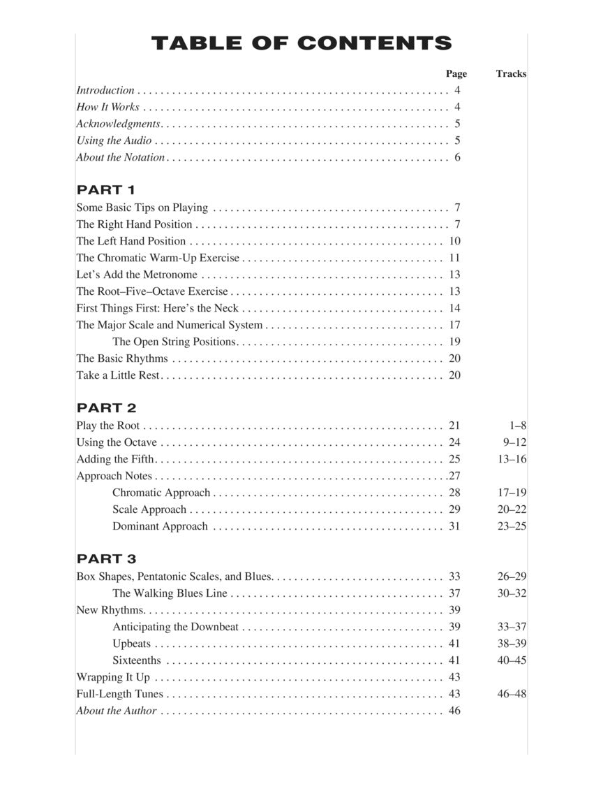 Rock Bass 101 Book/Ola
