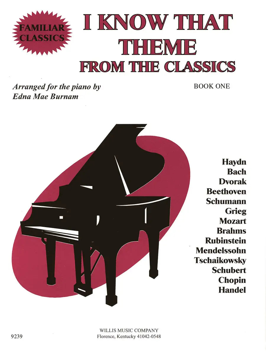 I Know That Theme from the Classics - Book 1