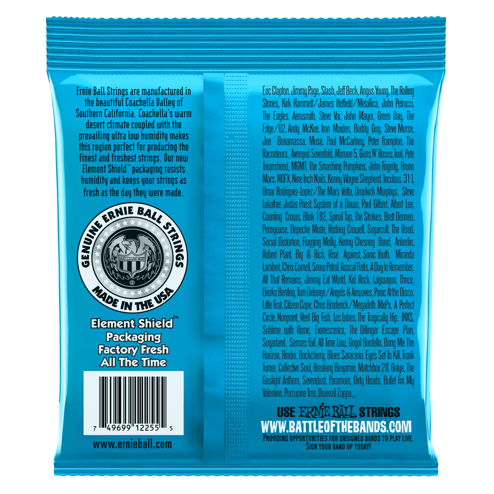 Ernie Ball Extra Slinky Classic Rock n Roll Pure Nickel Wrap Electric Guitar String Set - 8-38