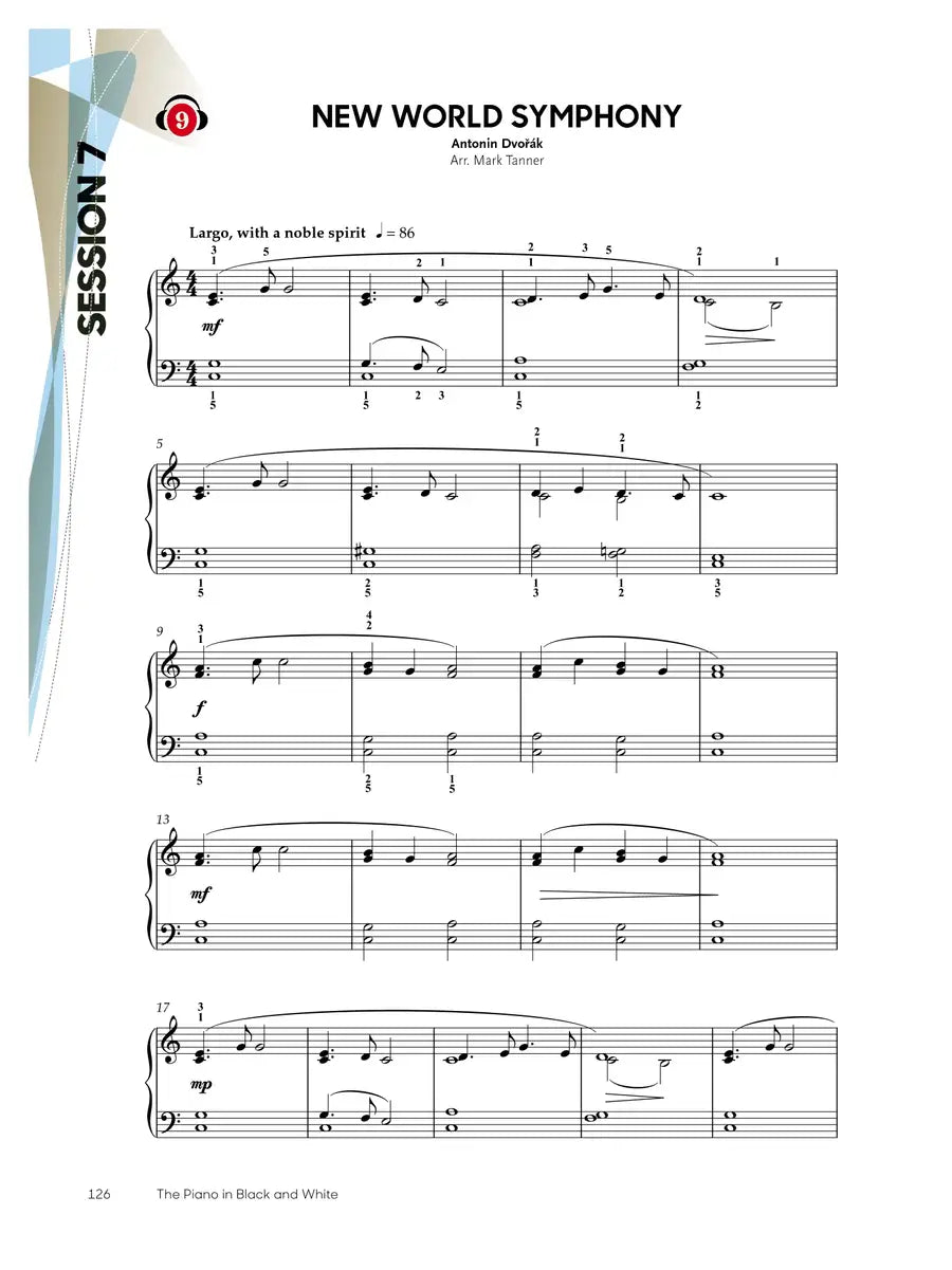 The Piano In Black And White Book/Ola