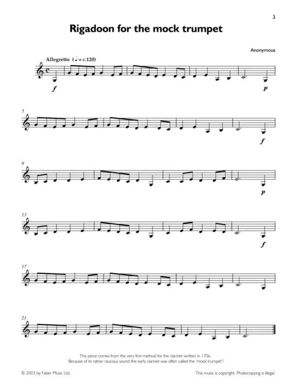 Paul Harris - First Repertoire For Clarinet Book with Piano Accompaniments