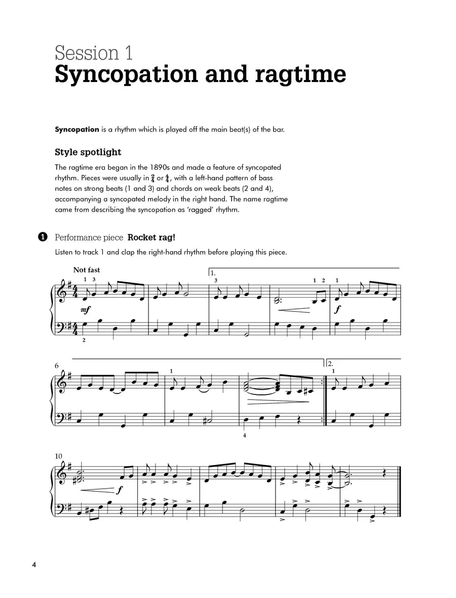 Pam Wedgwood - How To Play Jazz Piano Book with Audio