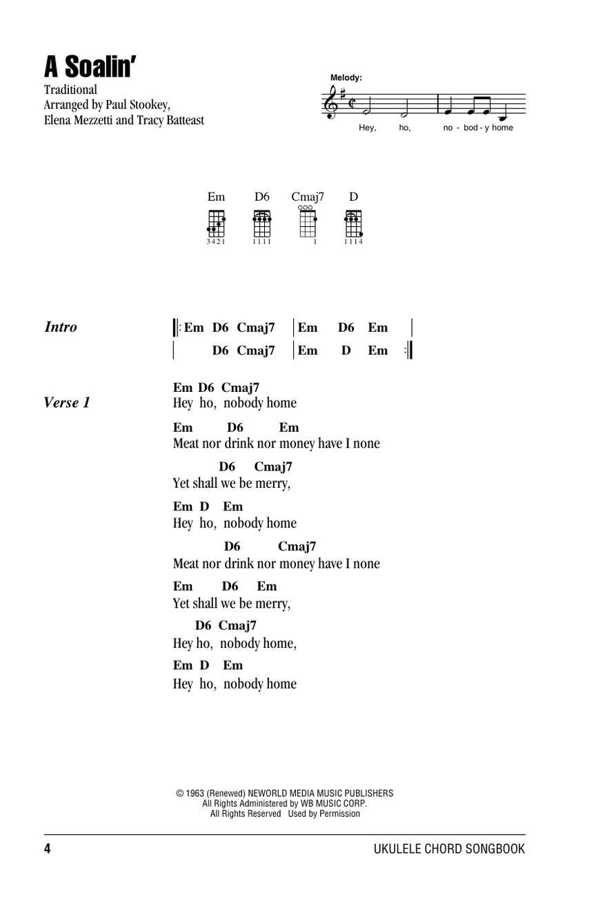 Ukulele Chord Songbook Peter Paul & Mary