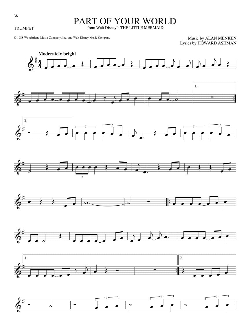 Big Book Of Disney Songs Trumpet