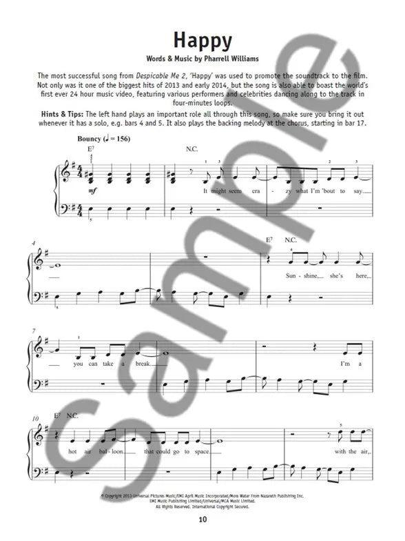 Really Easy Piano Playalong Chart Hits Bk/Ola