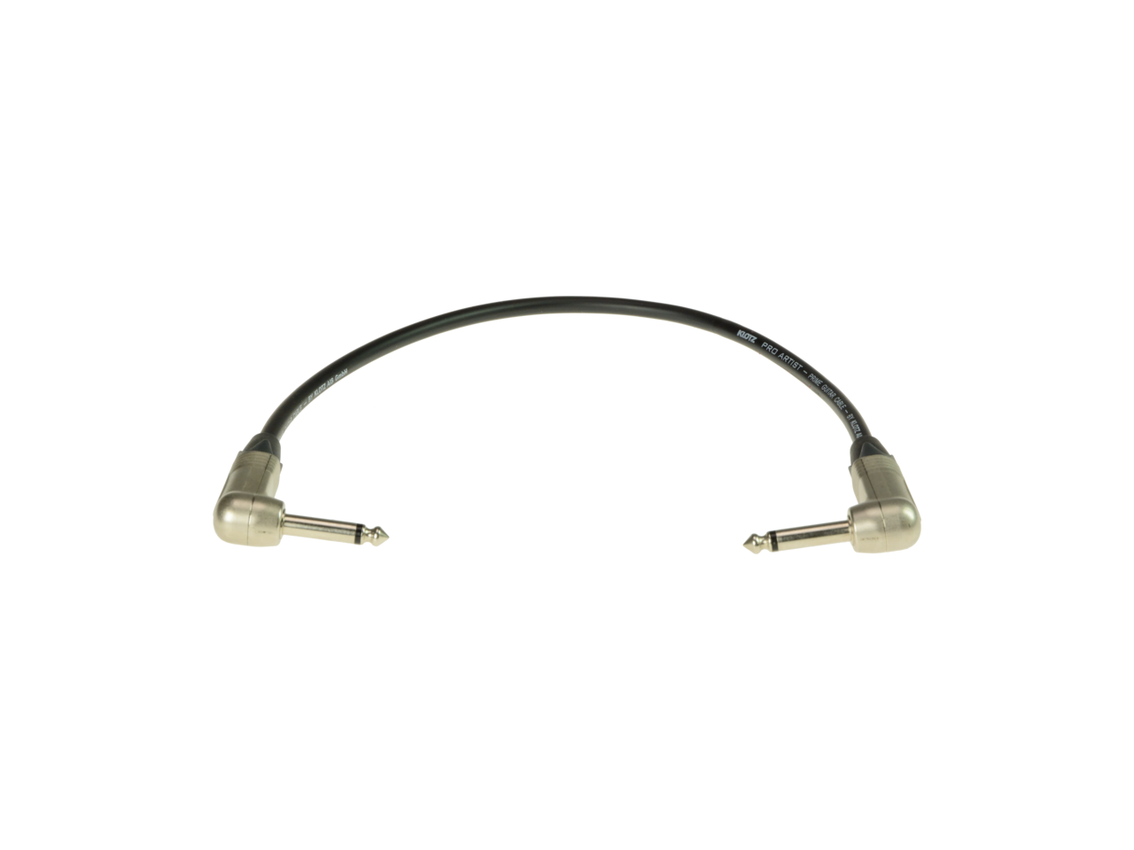 Klotz PROA-PR Pro Artist Unbalanced Patch Cable with Right Angled Jacks  - 0.15m