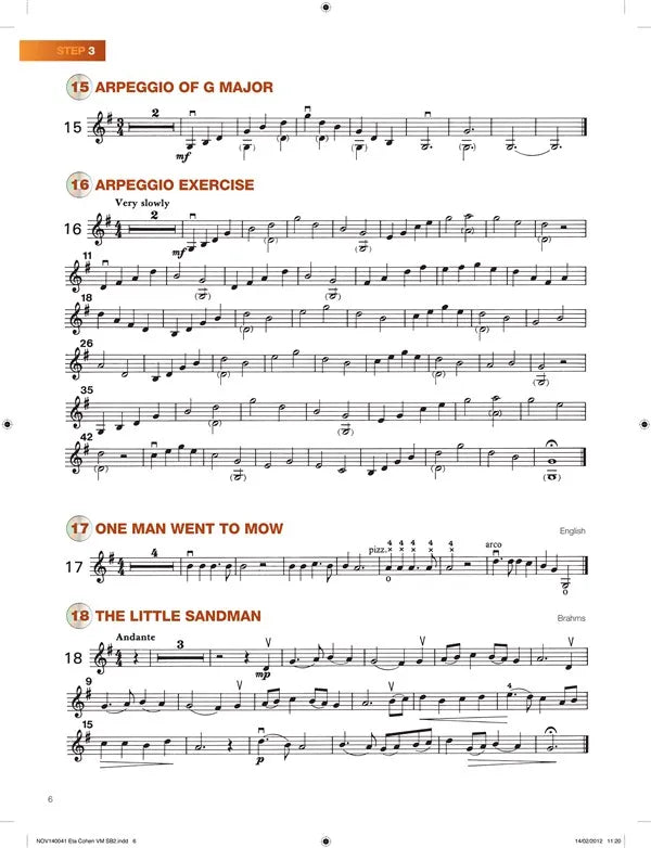 Eta Cohen - Violin Method Book 2 (Book/Cd)