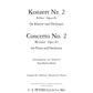 Brahms - Piano Concerto No 2 B Flat Op 83 2 Piano 4 Hands Duet Book