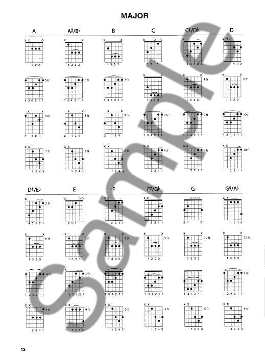 Guitar Chords And Scales Book