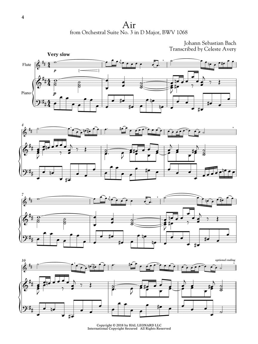 Wedding Music - Classical Players Flute Book with Piano Accompaniment (Book/Ola)